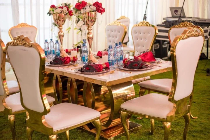 Gold Luxe Dining